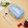 Professional 37 Oz Microwavable Bento Lunch Box With Utensils 10