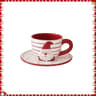 Santa Claus Ceramic Coffee Tea Set 5