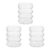 Pure Clarity Four Circle Glass Cup 8