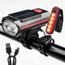 Solar Bicycle Front Light With Horn And USB C Charging 9