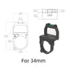 Precision Scope Turret Magnifier With Integrated Level 7
