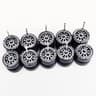 164 Scale Custom Alloy Wheels And Rubber Tires 11