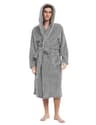 Luxurious Thickened Jacquard Hooded Couples Robe 8