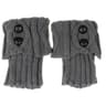 Short Rhombus Geometric Knit Boot Cuffs 4
