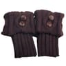Short Rhombus Geometric Knit Boot Cuffs 9