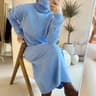 Japanese Inspired Oversized Turtleneck Knit Maxi Dress 9