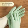 Two Color Durable Rubber Dishwashing Gloves 6