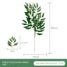 Silver Dollar Artificial Eucalyptus Greenery Stem 7