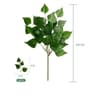 Silver Dollar Artificial Eucalyptus Greenery Stem 20