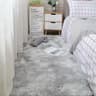 Plush TieDye Shaggy NonSlip Bedside Rug 7