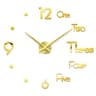 Contemporary 3D Oversized DIY Mirror Wall Clock 19