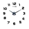 Contemporary 3D Oversized DIY Mirror Wall Clock 7