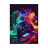 Cybernetic Gaming Room High Definition Canvas Art Trio 7