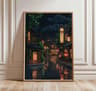 Architectural Japanese Heritage Wildlife Canvas Art 5