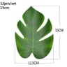 Artificial Gold And Green Tropical Palm Leaves 6