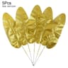 Artificial Gold And Green Tropical Palm Leaves 22