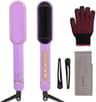 Negative Ionic Hair Straightener Brush For Women Fast Heating  AntiScald Auto ShutOff 7