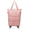 Title 2 Business Trip Portable Boarding Duffel Bag Expandable Adjustable Universal Wheel Travel Bag 6