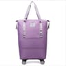 Title 2 Business Trip Portable Boarding Duffel Bag Expandable Adjustable Universal Wheel Travel Bag 8