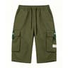 Mens Cargo Shorts With Multi Pockets Elastic Drawstring Waist For Outdoor Beach  Everyday Wear 9