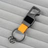 Personalized Bottle Opener Keychain Genuine Leather Custom Engraved Metal Keyring 5