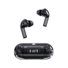 Smart Display Bluetooth Earbuds Wireless Earbuds with Stereo Sound & Microphone