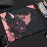 Oni Anime Mouse Pad Large Gaming Desk Mat With Non Slip Base And Stitched Edges 4