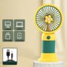 Portable Handheld Fan USB Rechargeable Mini Desk Fan for Travel, Office & Outdoor Cooling