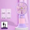 Portable Handheld Fan USB Rechargeable Mini Desk Fan for Travel, Office & Outdoor Cooling