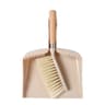 Compact mini dustpan and brush Set with Wooden Handle for Desktop Cleaning