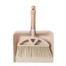 Compact mini dustpan and brush Set with Wooden Handle for Desktop Cleaning