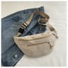 Corduroy Crossbody Bag For Women Casual Chest Sling  Waist Bag 4