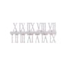 DIY Wall Clock Kit With Roman  Arabic Numerals Large Modern Wall Clock Stickers With Quartz Movemen 7