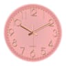 Modern Silent Wall Clock Operated Non Ticking Clock with Numbers
