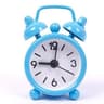 Mini Metal Alarm Clock for Travel & Bedside Cute Analog Kids Alarm Clock