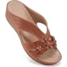 Womens Flower Hollow Wedge Slippers Comfortable Non Slip Platform Sandals 5