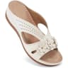 Womens Flower Hollow Wedge Slippers Comfortable Non Slip Platform Sandals 7