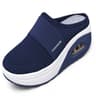 Chic Womens Wedge Sandals Open Toe Slip On Slides For Parties And Summer 11