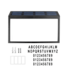 Solar House Number Light With LED Address Sign For Wall Or Ground Mount 5