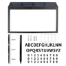 Solar House Number Light With LED Address Sign For Wall Or Ground Mount 6