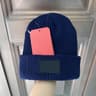 Unisex Knitted Winter Beanie Hat With Double Layer Warm Acrylic Design 5