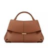 Pleated PU Leather Shoulder Bag With Zipper Closure And Fashion Style 2