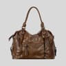 Womens Large Multi Pocket Crossbody Bag With Retro PU Leather Design 3