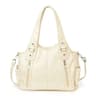 Large Capacity Retro PU Shoulder Bag With Zipper Closure For Everyday Use 3
