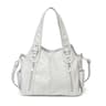Large Capacity Retro PU Shoulder Bag With Zipper Closure For Everyday Use 5