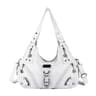 Vintage Dumpling Shoulder Bag With Top Handle And Zipper Closure 2