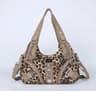 Vintage Dumpling Shoulder Bag With Top Handle And Zipper Closure 4