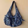 Vintage Dumpling Shoulder Bag With Top Handle And Zipper Closure 0