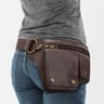 Punk Motorcycle Style Waist Bag With Adjustable Belt Retro Outdoor Fanny Pack 1
