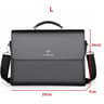 Mens Business Briefcase With Laptop Storage And Crocodile Style Design 4